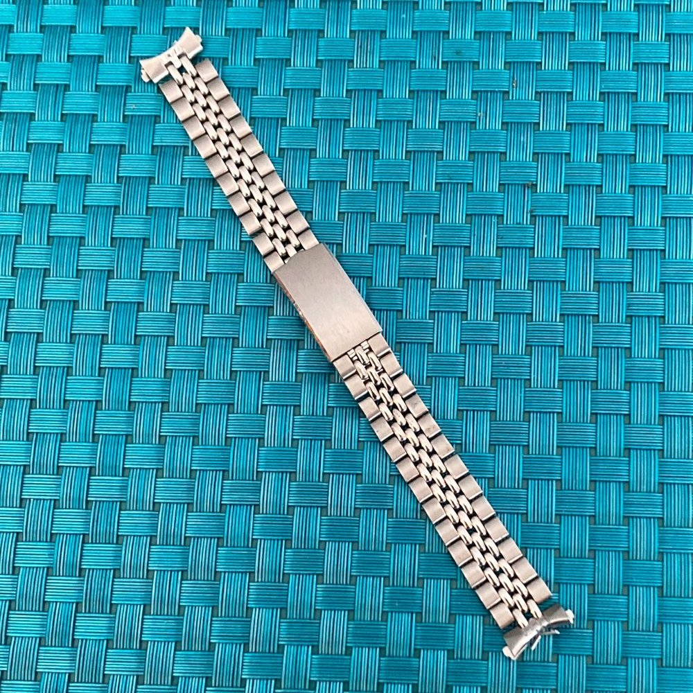 Stainless Steel Women's Watch Band Bracelet Vintage 1970's Hadley NOS Ja…